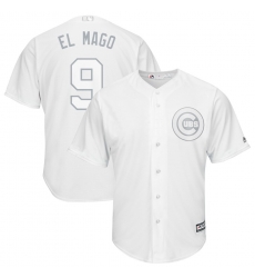 Cubs 9 Javier Baez El Mago White 2019 Players Weekend Player Jersey