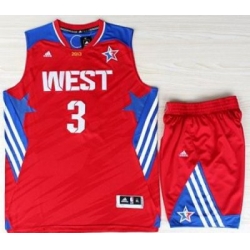 2013 All-Star Western Conference Los Angeles Clippers #3 Chris Paul Red Revolution 30 Swingman NBA Suits