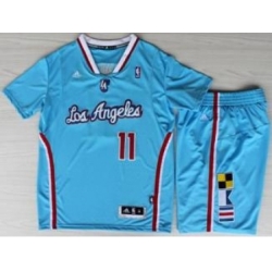 Los Angeles Clippers 11 Jamal Crawford Blue Revolution 30 Swingman NBA Jersey Short Suits New Style