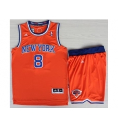 New York Knicks 8 JR Smith Orange Revolution 30 Swingman NBA Jerseys Shorts Suits