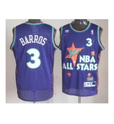 nba 95 all star #3 barros purple