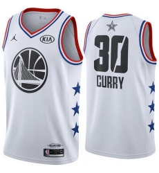 Golden State Warriors 30 Stephen Curry White 2019 NBA All Star Game Jordan Brand Swingman Jersey