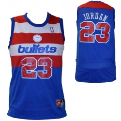 Mitchell Ness Royal Michael Jordan #23 Royal Washington Bullets 1996 97 Hardwood Classics Swingman Jersey