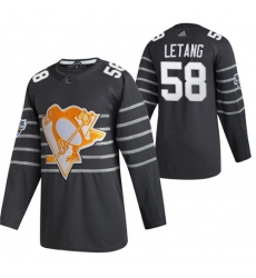 Penguins 58 Kris Letang Gray 2020 NHL All Star Game Adidas Jersey