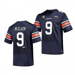 Auburn Tigers Zakoby Mcclain Navy Replica Men'S Jersey 0