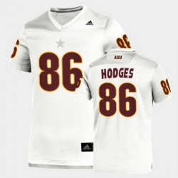 Men Arizona State Sun Devils Curtis Hodges Replica White Football Jersey