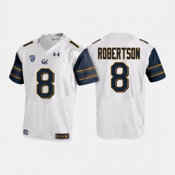 California Golden Bears Demetris Robertson College Football White Jersey