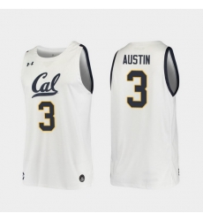 Men California Golden Bears Paris Austin Replica White College Basketball 2019 20 Jersey