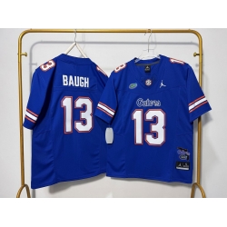 Men Florida Gators 13 Jadan Baugh Multi Blue F U S E Stitched Jersey