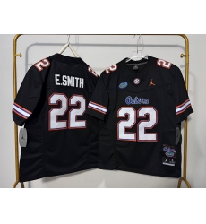 Men Florida Gators 22 Emmitt Smith Black F U S E Stitched Jersey