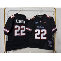 Men Florida Gators 22 Emmitt Smith Black F U S E Stitched Jersey