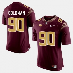 Florida State Seminoles Eddie Goldman College Football Garnet Jersey