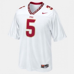 Florida State Seminoles Jameis Winston College Football White Jersey