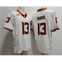 Men Women Youth Florida State Seminoles #13 Jordan Travis White 2023 F U S E Stitched Limited NCAA Jersey