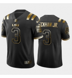 LSU Tiger Odell Beckham Jr. Black Golden Edition Men'S Jersey