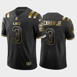 LSU Tiger Odell Beckham Jr. Black Golden Edition Men'S Jersey