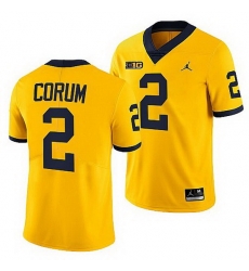 Michigan Wolverines Blake Corum Maize College Football Men Jersey