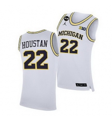 Michigan Wolverines Caleb Houstan Home 2021 Jersey