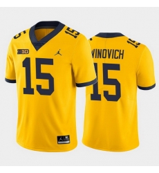 Michigan Wolverines Chase Winovich Yellow Alternate Men'S Jersey