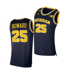 Michigan Wolverines Jace Howard 2021 Big Ten Regular Season Champions Blm Navy Jersey