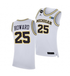 Michigan Wolverines Jace Howard 2021 Big Ten Regular Season Champions Blm White Jersey