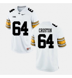 Cole Croston White Iowa Hawkeyes Alumni Football Game Jersey