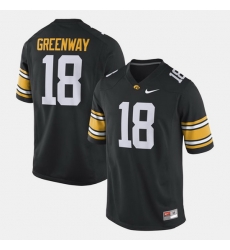 Iowa Hawkeyes Chad Greenway Alumni Football Game Black Jersey