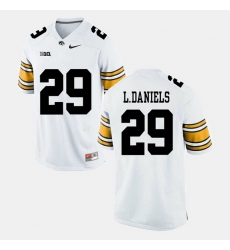 Leshun Daniels Jr. White Iowa Hawkeyes Alumni Football Game Jersey