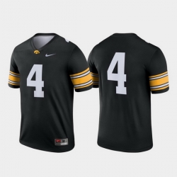 Men Iowa Hawkeyes 4 Black Legend Football Jersey