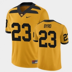 Men Iowa Hawkeyes Shadrick Byrd College Football Gold Alternate Game Jersey