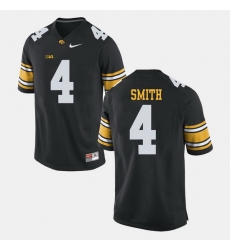 Men Tevaun Smith Black Iowa Hawkeyes Alumni Football Game Jersey