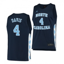 North Carolina Tar Heels R.J. Davis Navy Alternate Men Jersey