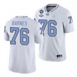 North Carolina Tar Heels William Barnes White Game Football Replica Jersey