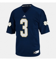 Men Notre Dame Fighting Irish Joe Montana College Football Blue Jersey