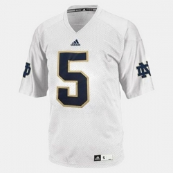 Men Notre Dame Fighting Irish Manti Te'O College Football White Jersey