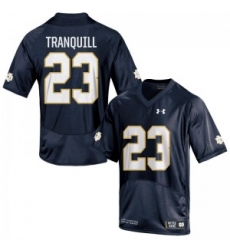 Men Under Armour 23 Limited Navy Blue Drue Tranquill Notre Dame Fighting Irish Alumni Football Jersey