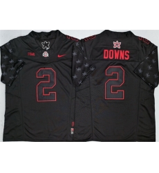 Men Ohio State Buckeyes 2 Caleb Downs Black 2025 F U S E  Limited Stitched Jersey