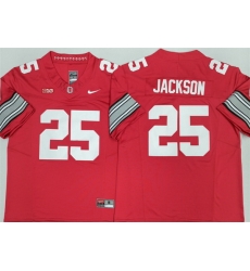 Men Ohio State Buckeyes 25 Lamar Bo Jackson Red F U S E Limited Stitched Jersey Men Ohio State Buckeyes 25 Lamar Bo Jackson Red F U S E Limited Stitched Jersey