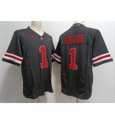 Men Women Youth Ohio State Buckeyes #1 Justin Fields Black 2023 F U S E NCAA Stitched Football Jersey