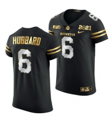 Ohio State Buckeyes Sam Hubbard Black 2021 College Football Playoff Championship Golden Authentic Jersey