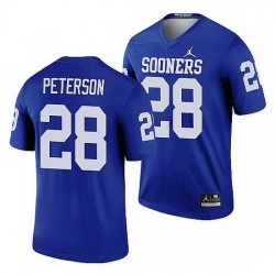 Oklahoma Sooners Adrian Peterson Blue Legend Men'S Jersey