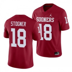 Oklahoma Sooners Austin Stogner Crimson Alumni Men'S Jersey