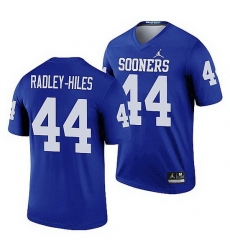 Oklahoma Sooners Brendan Radley Hiles Blue Legend Men'S Jersey