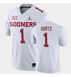 Oklahoma Sooners Jalen Hurts White Away Men'S Jersey