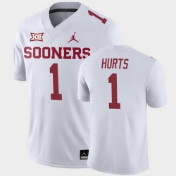 Oklahoma Sooners Jalen Hurts White Away Men'S Jersey