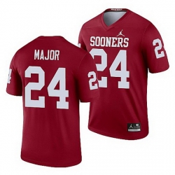 Oklahoma Sooners Marcus Major Crimson Legend Men'S Jersey