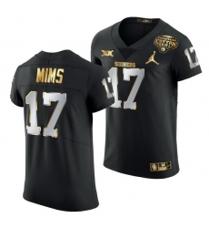 Oklahoma Sooners Marvin Mims Black 2020 Cotton Bowl Classic Golden Edition Jersey