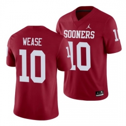 Oklahoma Sooners Theo Wease Crimson Alumni Men'S Jersey