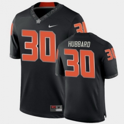 Men Oklahoma State Cowboys Chuba Hubbard College Football Black Game Jersey