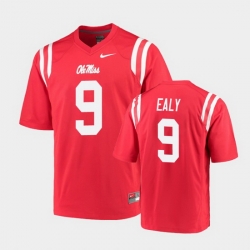 Men Ole Miss Rebels Jerrion Ealy College Football Red Game Jersey